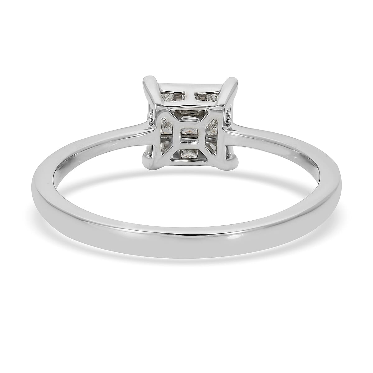 RHAPSODY 950 Platinum IGI Certified Diamond (VS-E-F) Diamond Ring 0.50 Ct.