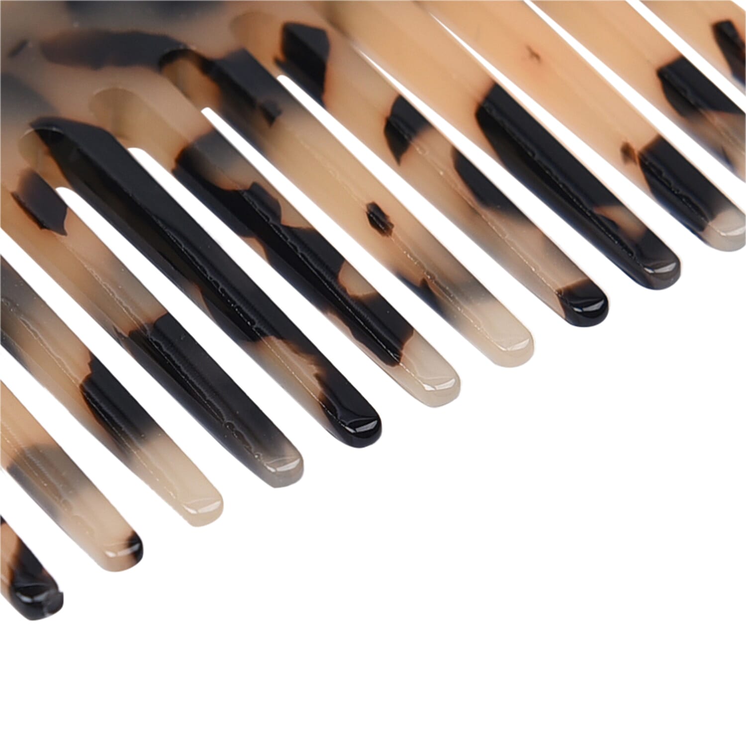 2 Piece Set - Leopard Pattern Acetic Acid Comb