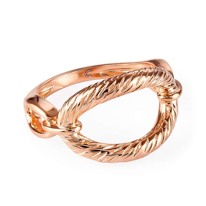 RACHEL GALLEY Ocean Collection- Fancy Ring in Rose Gold Plated Sterling Silver