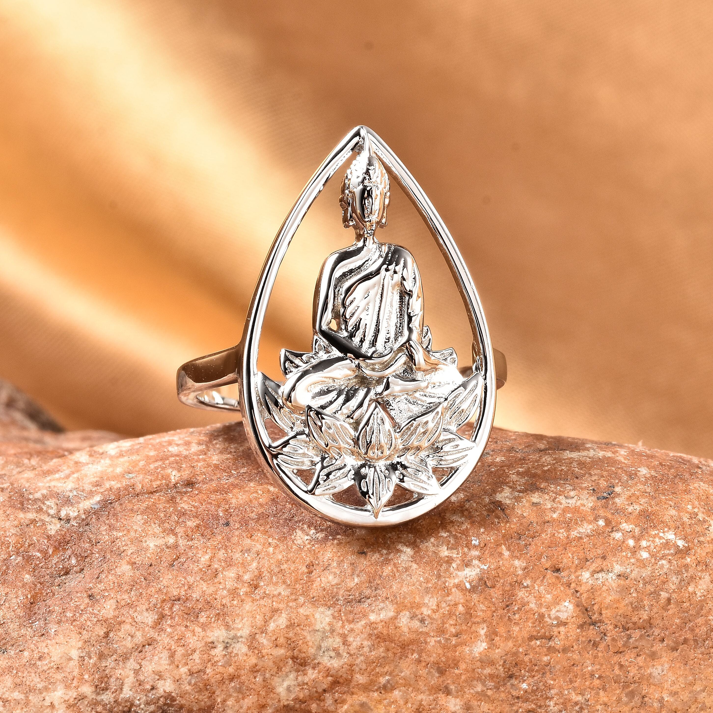 Buddha to deals buddha ring rhodium