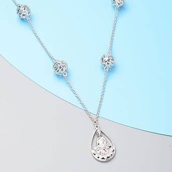 https://tjcuk.sirv.com/Products/38/6/3861669/Rhodium-Overlay-Sterling-Silver-Necklace-Silver-Wt-10-69-Gms_3861669_1.jpg?w=342&h=342