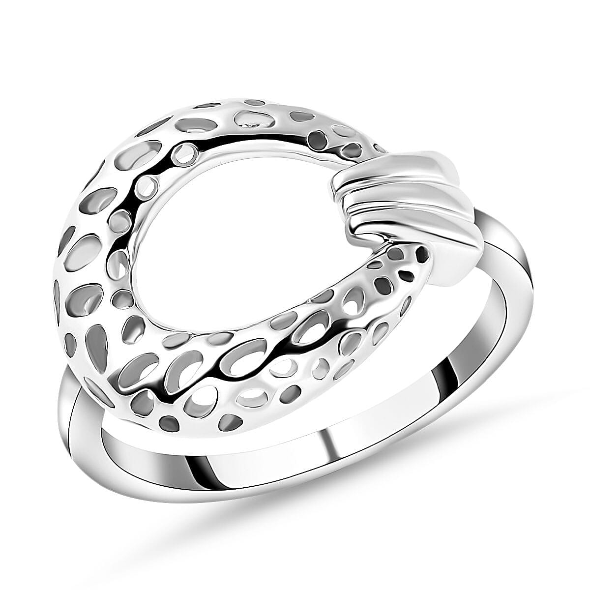 RACHEL GALLEY Infinity Collection - Rhodium Overlay Sterling Silver Ring