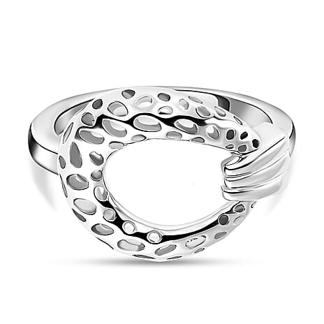 RACHEL GALLEY Infinity Collection - Rhodium Overlay Sterling Silver Ring