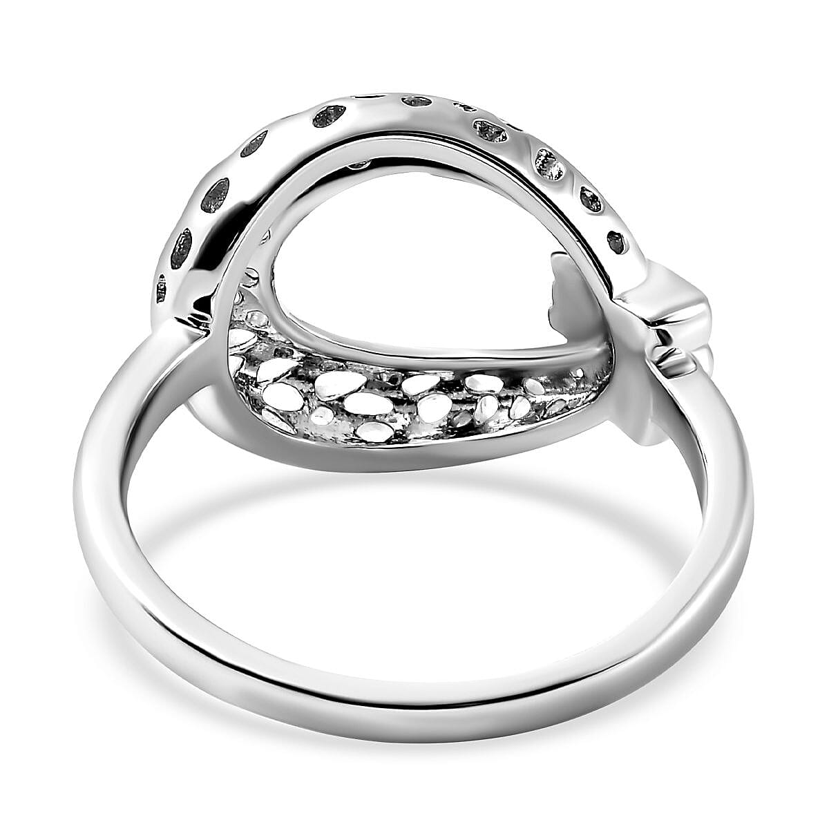 RACHEL GALLEY Infinity Collection - Rhodium Overlay Sterling Silver Ring
