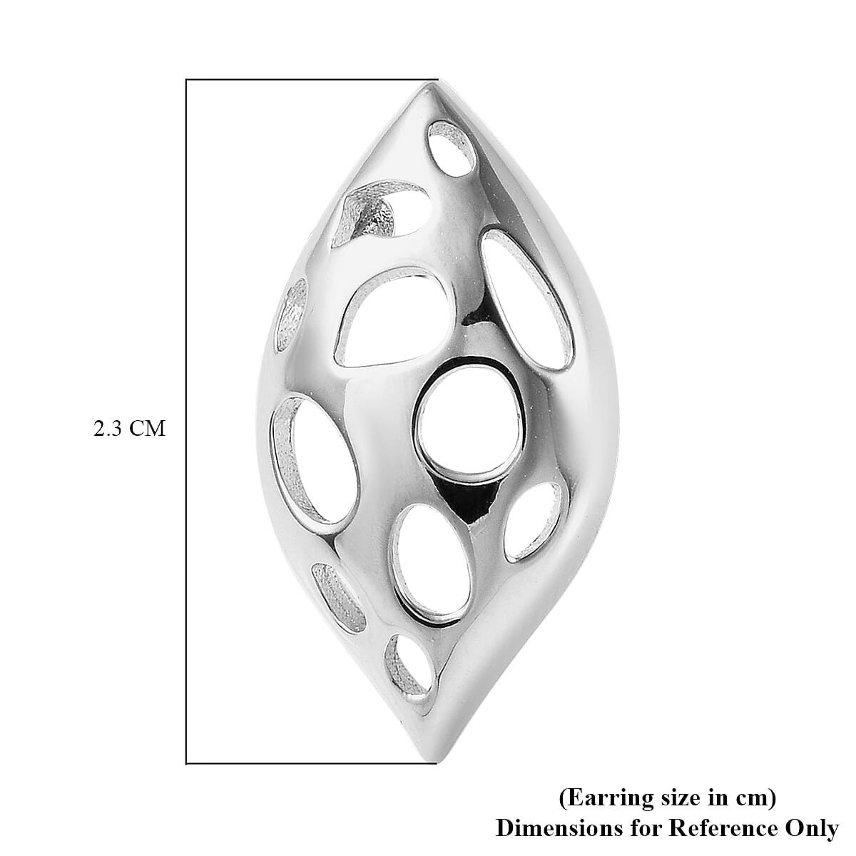 RACHEL GALLEY Leaf Collection-  Rhodium Overlay Sterling Silver Leaf with Lattice Work Earrings (With Push Back)