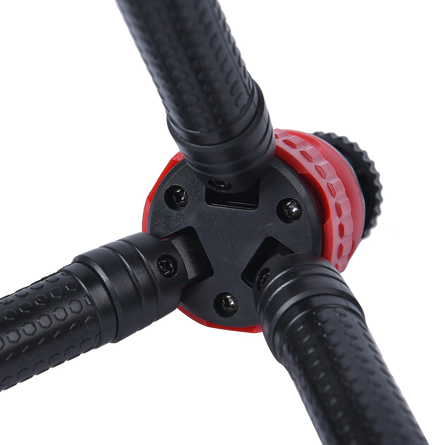 HOMESMART Multi Purpose Flexible Octopus Tripod Stand Phone Holder - Black and Red