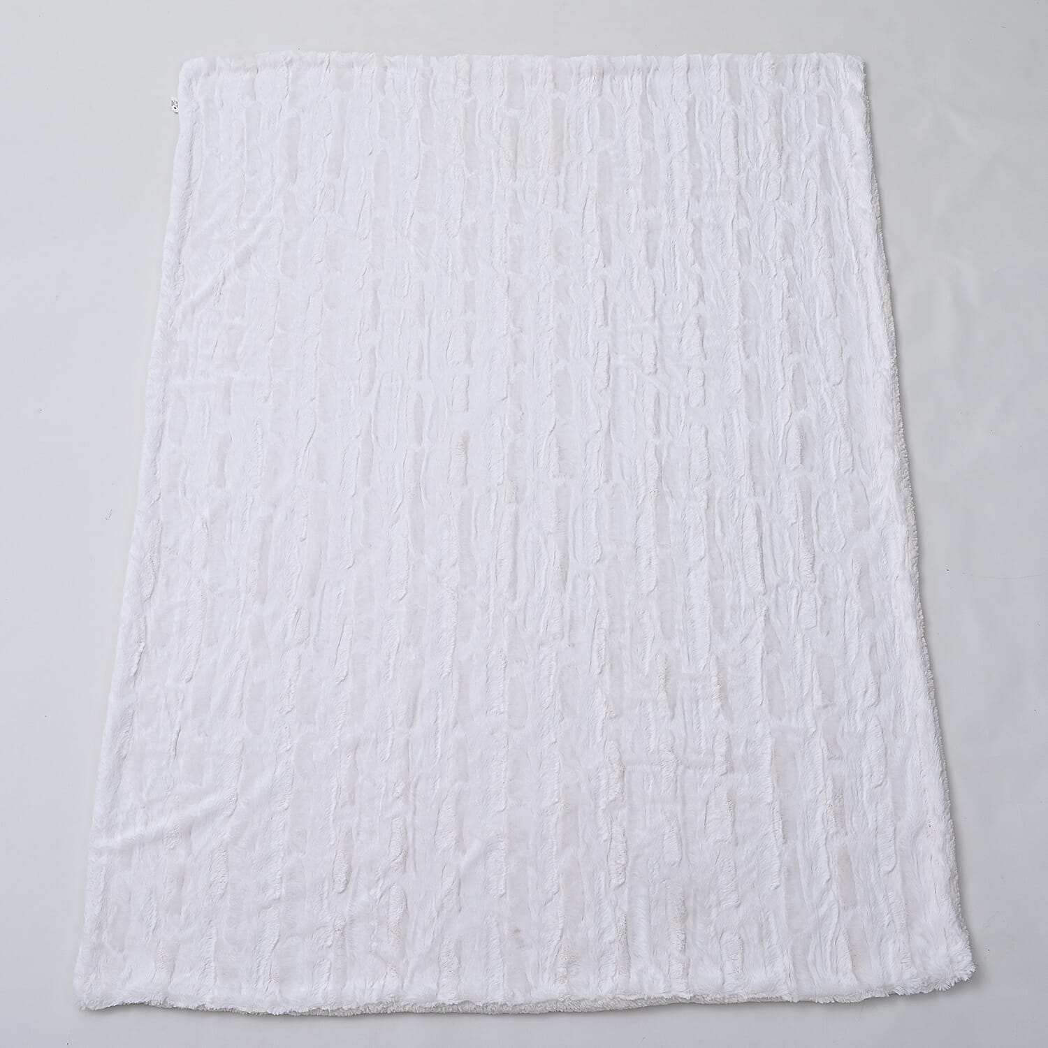 Super Soft Faux Fur Blanket - White