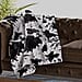 Black Friday Preview- Cow Pattern Sherpa Faux Fur Blanket ( Size 200x150 Cm) - White & Black