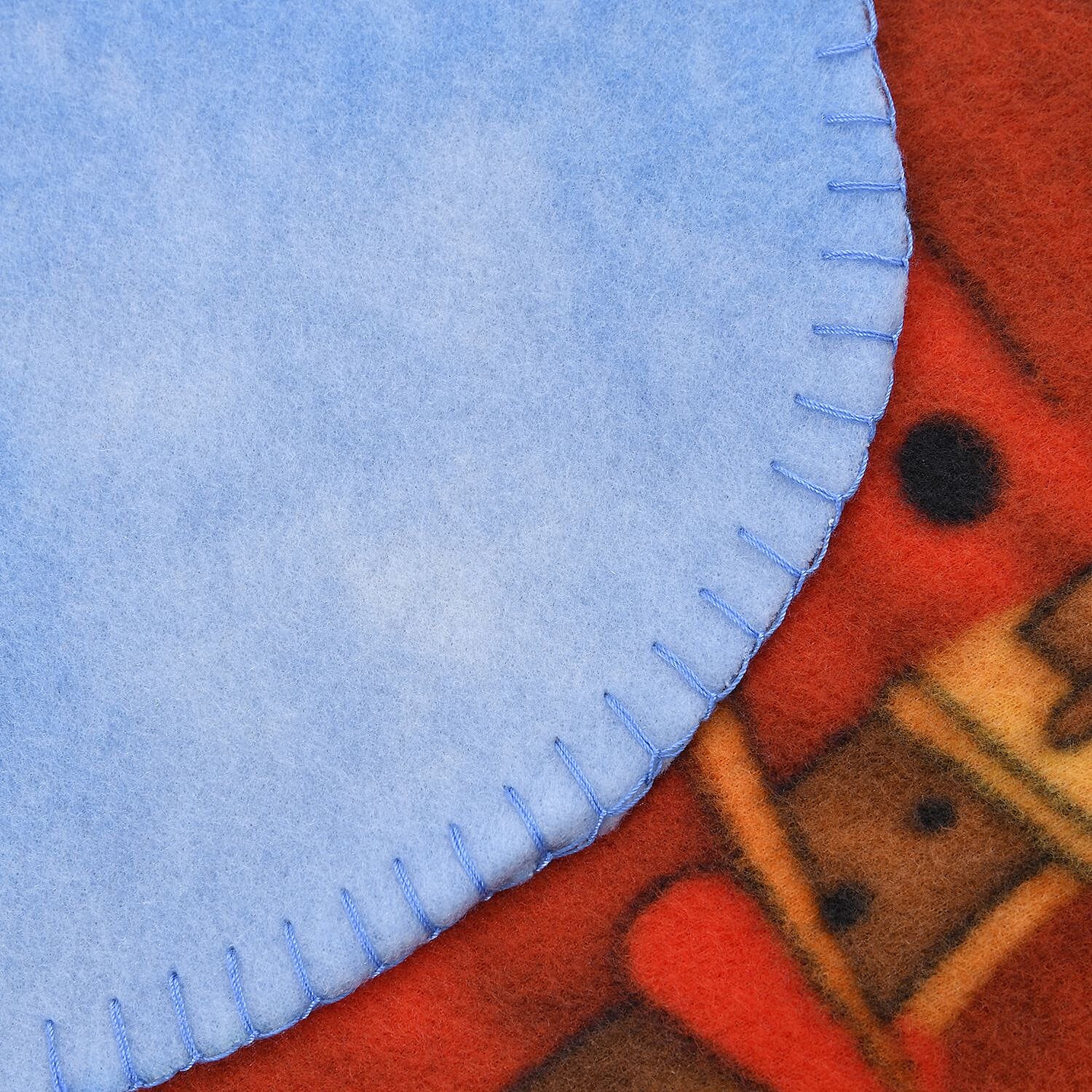 Super Soft Starry Night and Santa with Gifts Print Pattern Fleece Throw - 220 Gsm - (Size 170x130 cm)