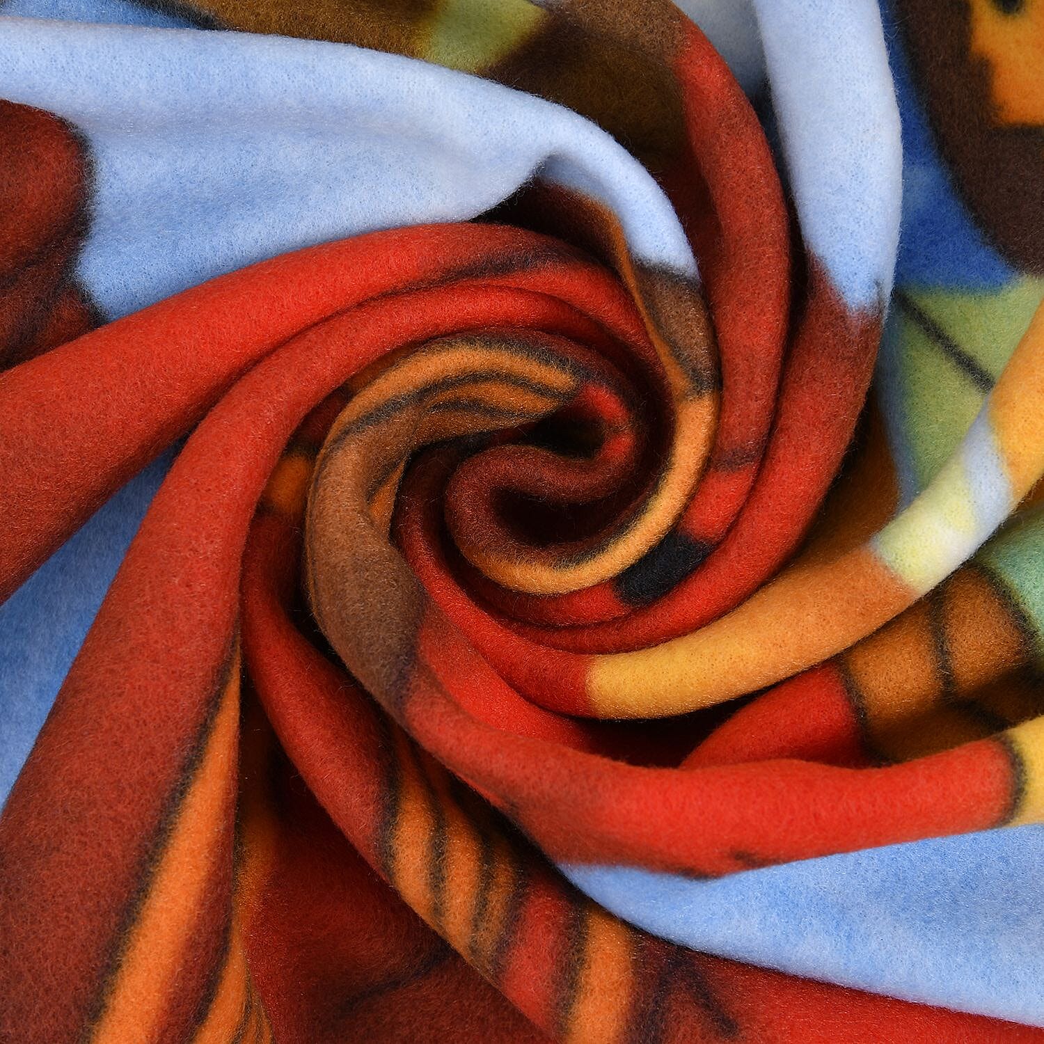 Super Soft Starry Night and Santa with Gifts Print Pattern Fleece Throw - 220 Gsm - (Size 170x130 cm)