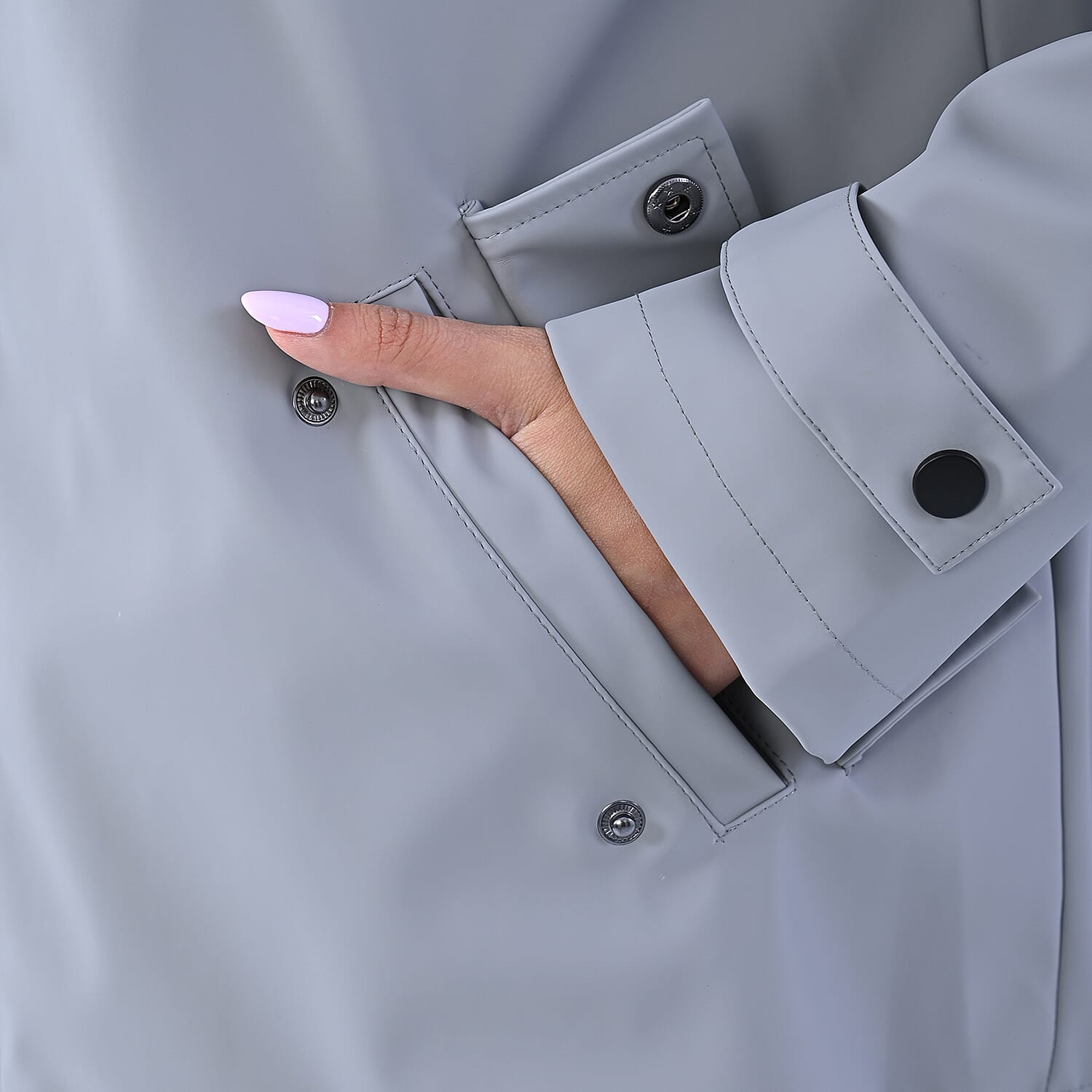 LA MAREY Hoodie Jacket with Pockets - Grey LA MAREY Hoodie Jacket with Pockets - Grey