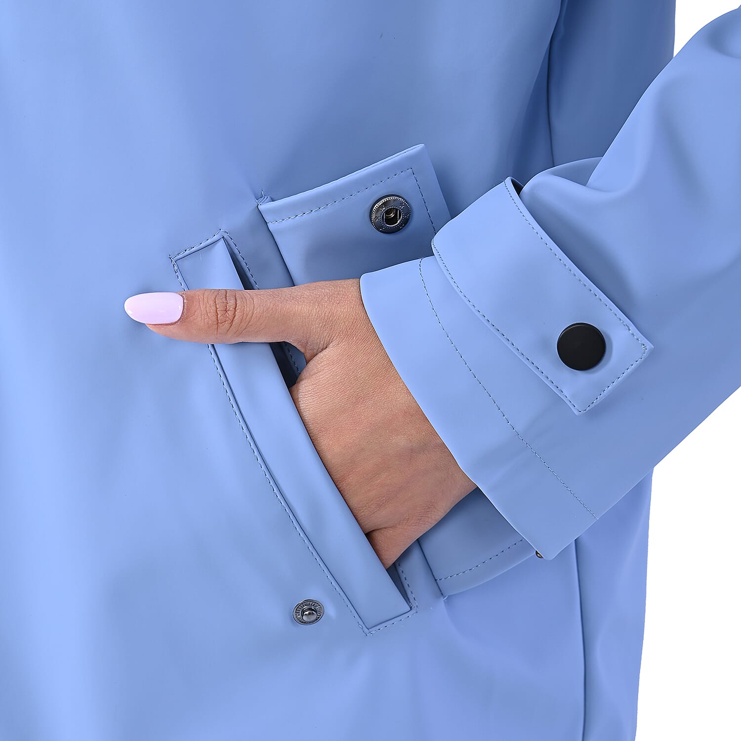 LA MAREY Hoodie Jacket with Pockets - Grey