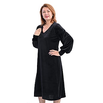 https://tjcuk.sirv.com/Products/38/6/3868162/LA-MAREY-Velvet-Fabric-Knee-Length-Dress-Black_3868162_2.jpg?w=342&h=342