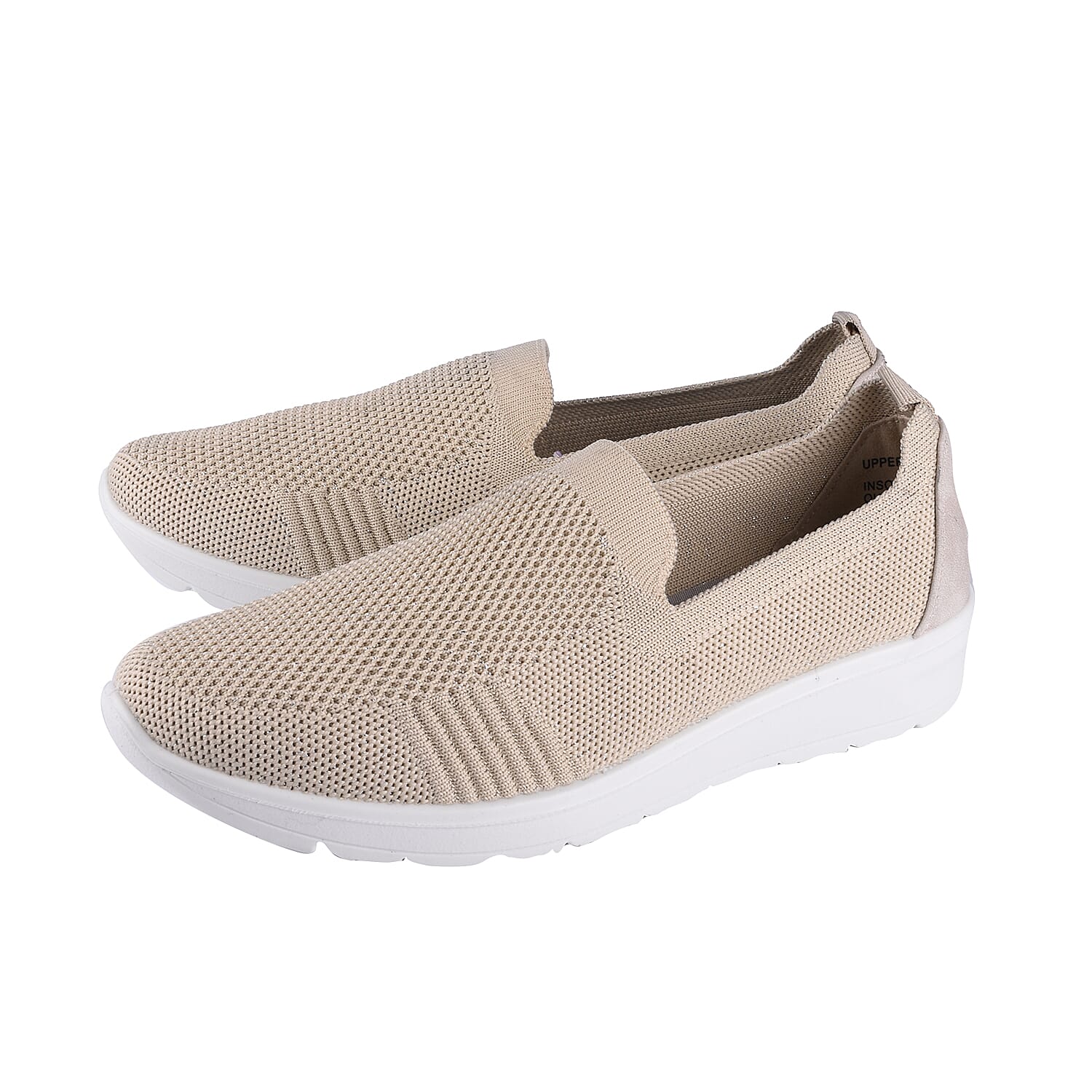 LA MAREY Slip On Womens Shoes - Khaki