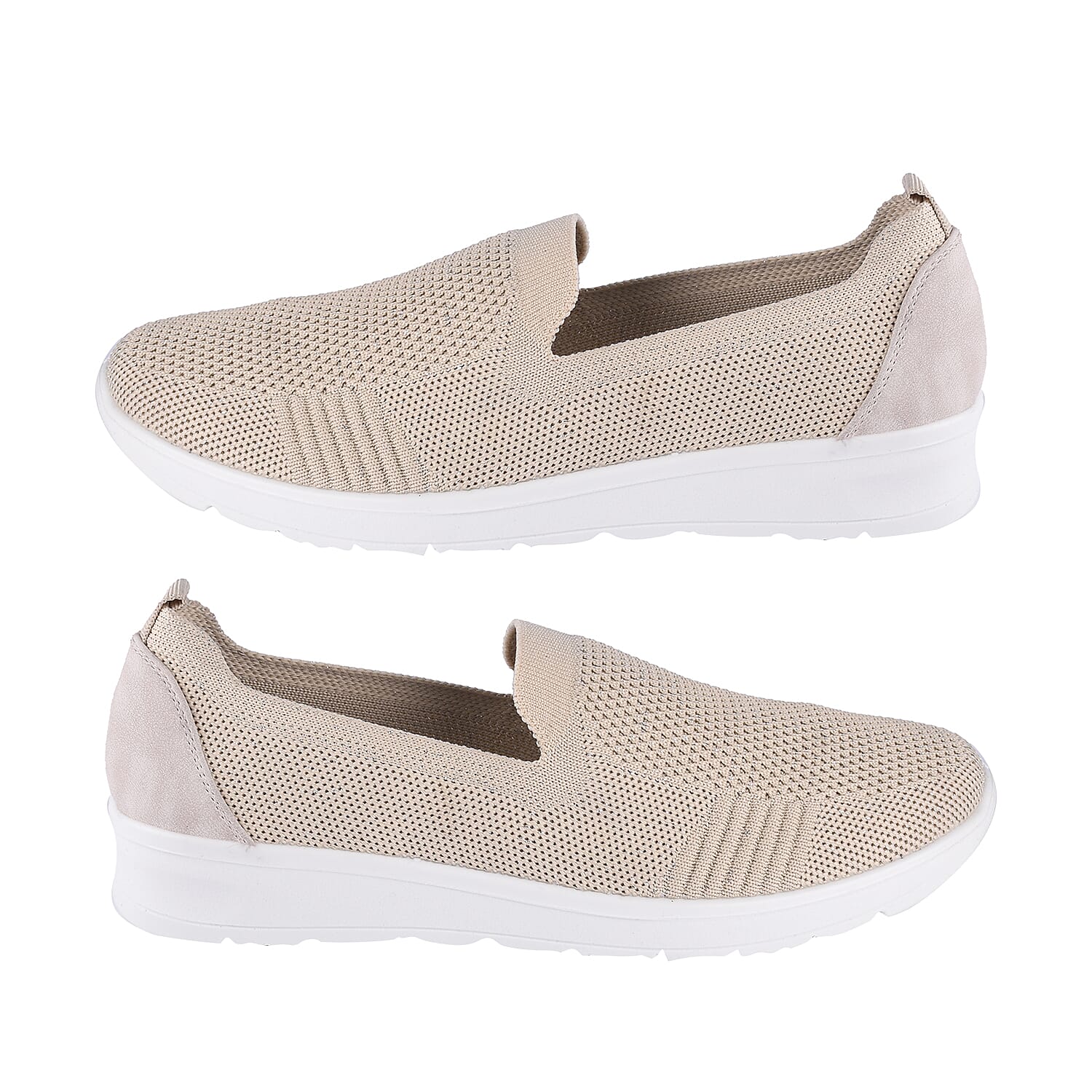 LA MAREY Slip On Womens Shoes - Khaki