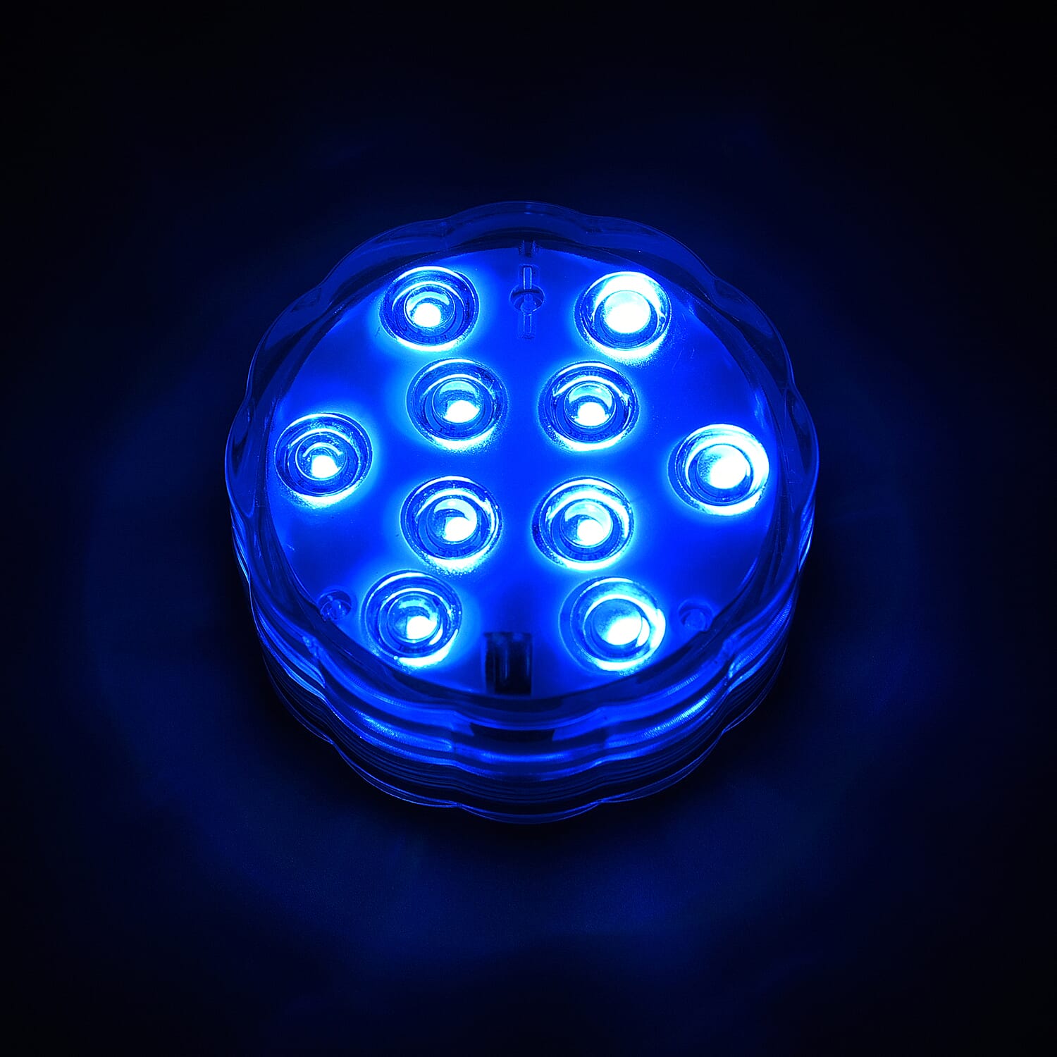 Set of 2 - LED Multipurpose Colour Changing Waterproof Light with Remote Control (Size 7x7x2Cm)