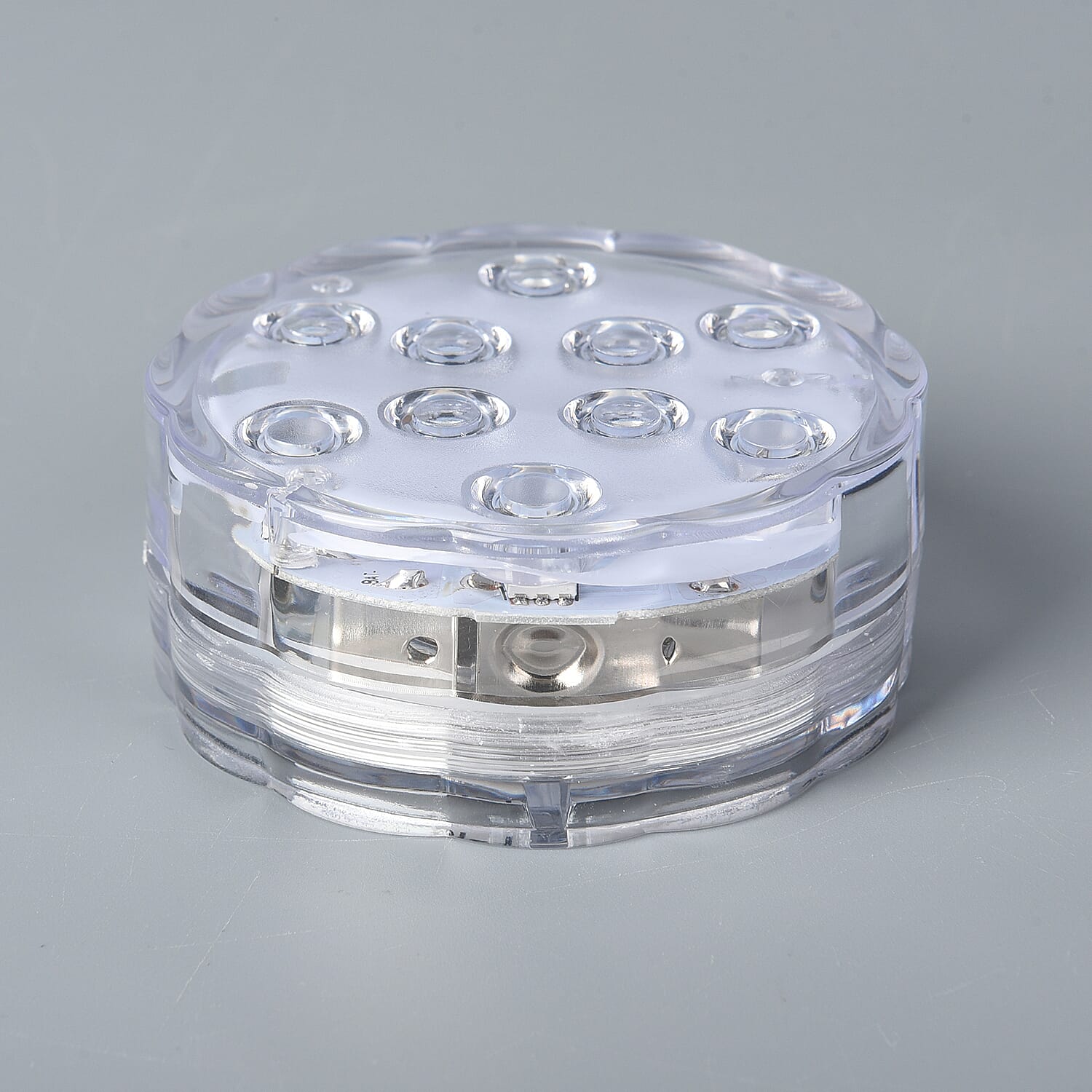 Set of 2 - LED 16 Colour Changing Water Light with Remote Control (Size 7x7x2Cm)