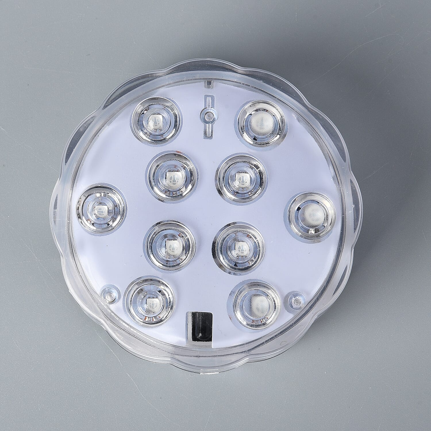 Set of 2 - LED 16 Colour Changing Water Light with Remote Control (Size 7x7x2Cm)