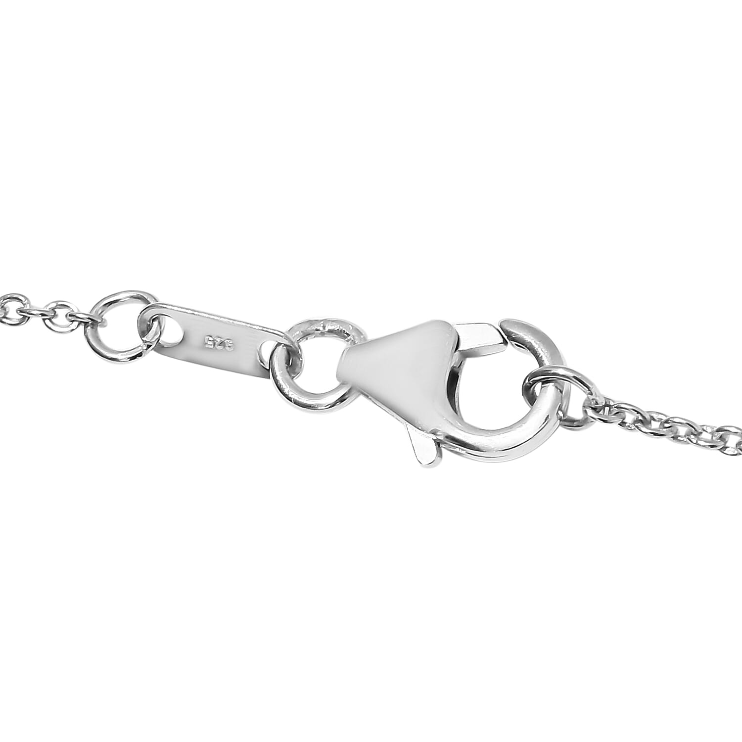 Red Garnet Necklace (Size 20) in Sterling Silver 4.87 Ct, Silver wt 6.43 Gms