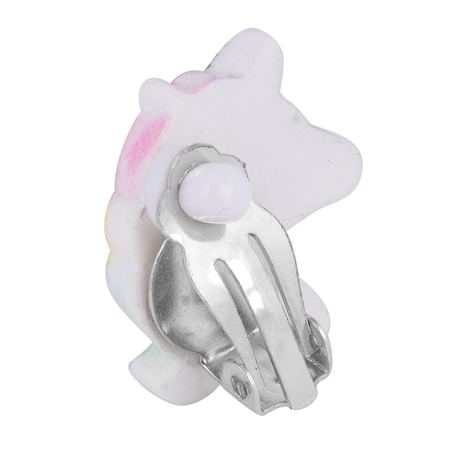 Unicorn Ear Clip in Silver Tone