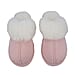 Super Soft Suede Slippers with Faux Fur (Size 3-4) - Beige