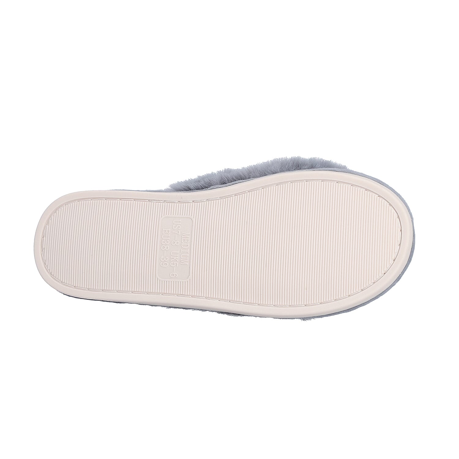 Chic and Elegant Rabbit Faux Fur Slipper - Black