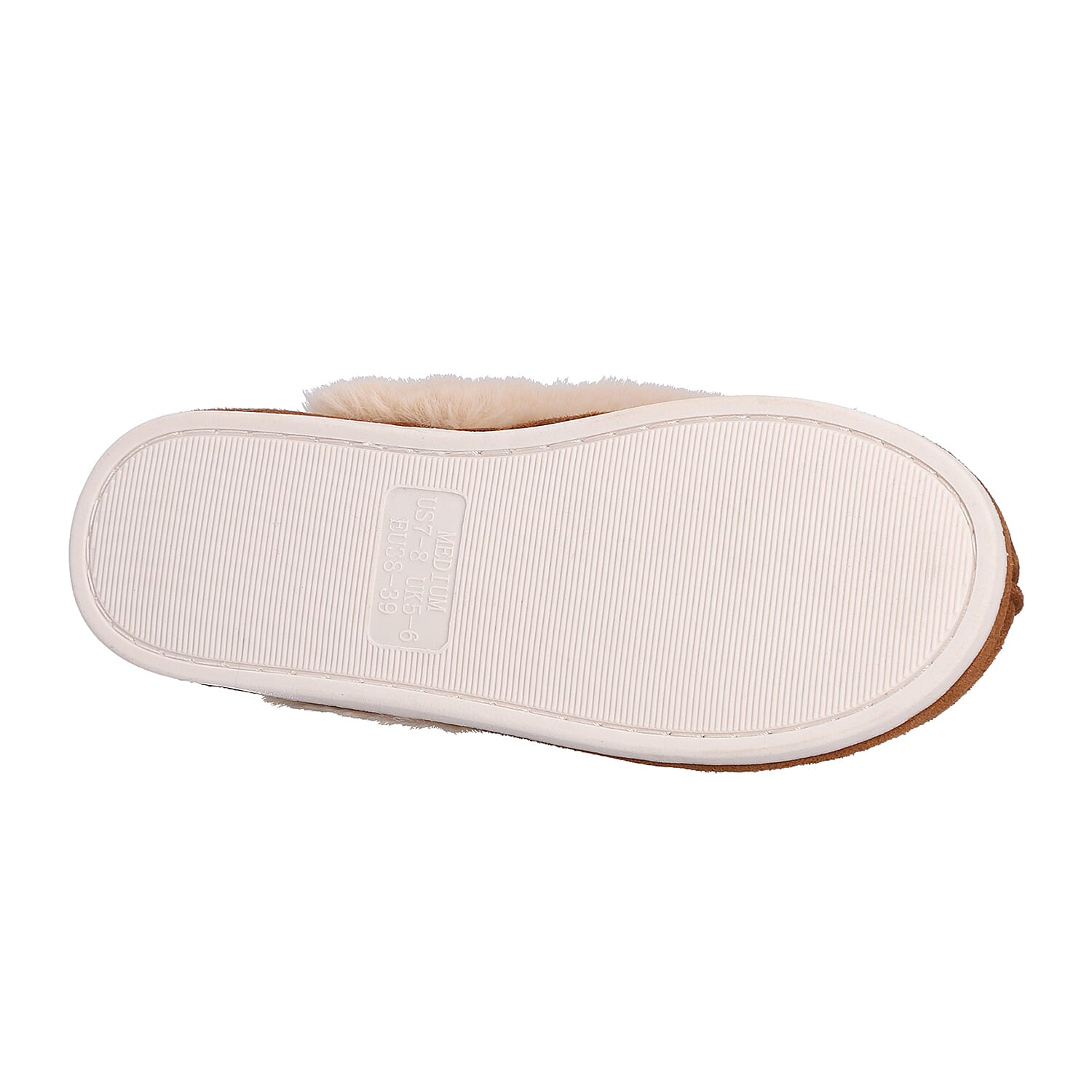 Chic and Elegant Rabbit Faux Fur Slipper - Black