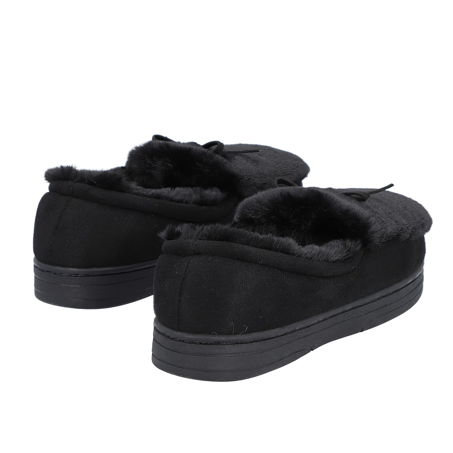 Rabbit Faux Fur Shoes - Brown