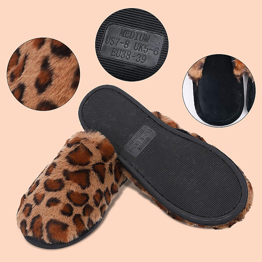 Slippers leopard on sale