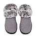 Classic Faux Fur Slipper - Grey