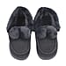 Rabbit Faux Fur Shoes - Black