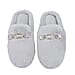 Super Soft Seude Faux Fur Slippers with Waterproof TPR Sole (Size 3-4) - Grey