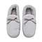 Rabbit Faux Fur Shoes with Waterproof TPR Sole (Size 3-4) - Grey