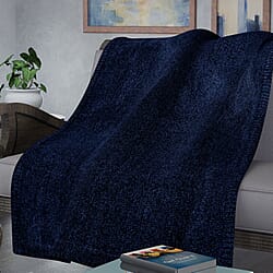 Close Out Deal- Chenille Wrinkle and Stain Resistance Throw with Border - Yellow