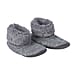 100% Acrylic Double Layer Chunky Sock Indoor Antislip Faux Fur Slipper - Grey
