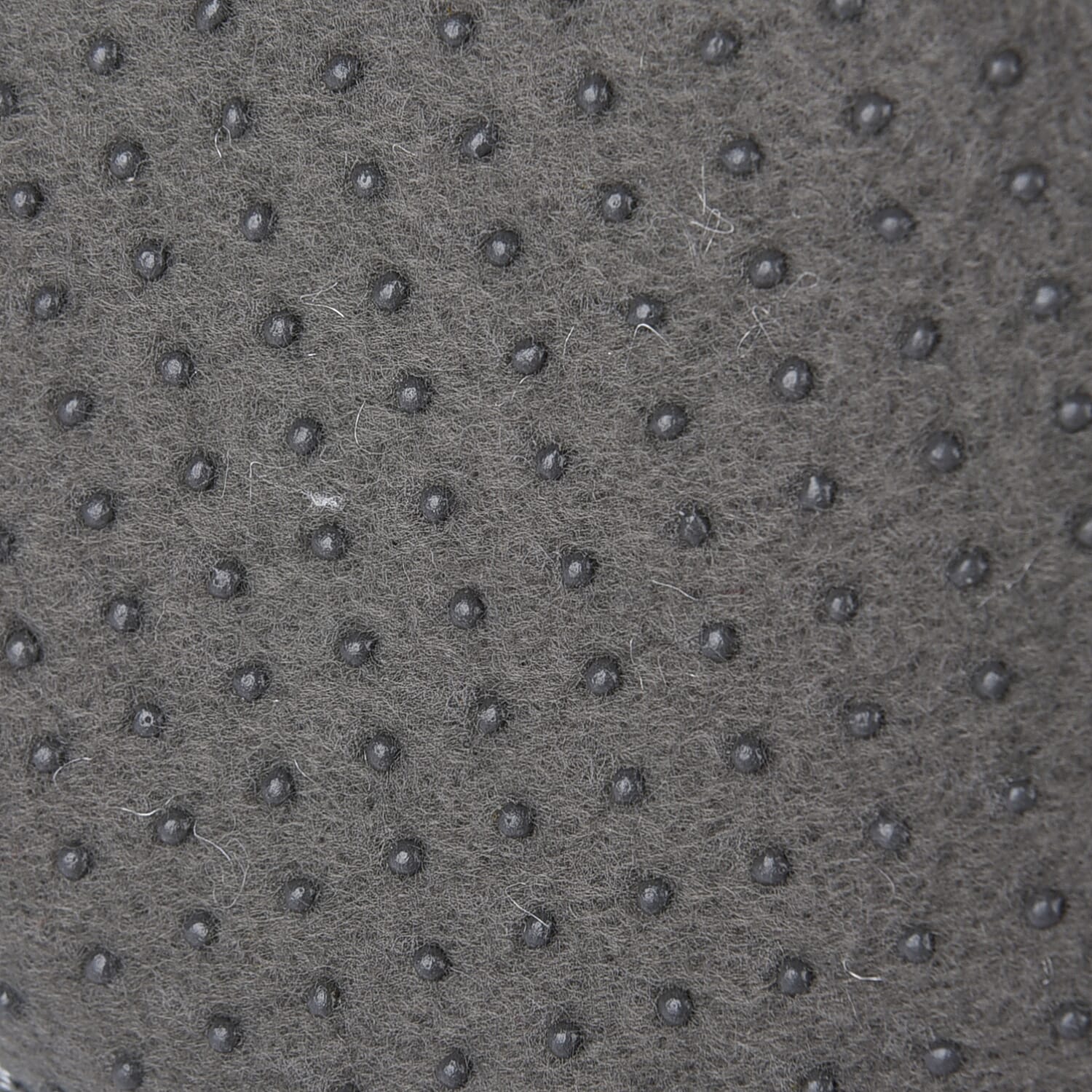 100% Acrylic Double Layer Chunky Sock Indoor Antislip Faux Fur Slippers - Grey