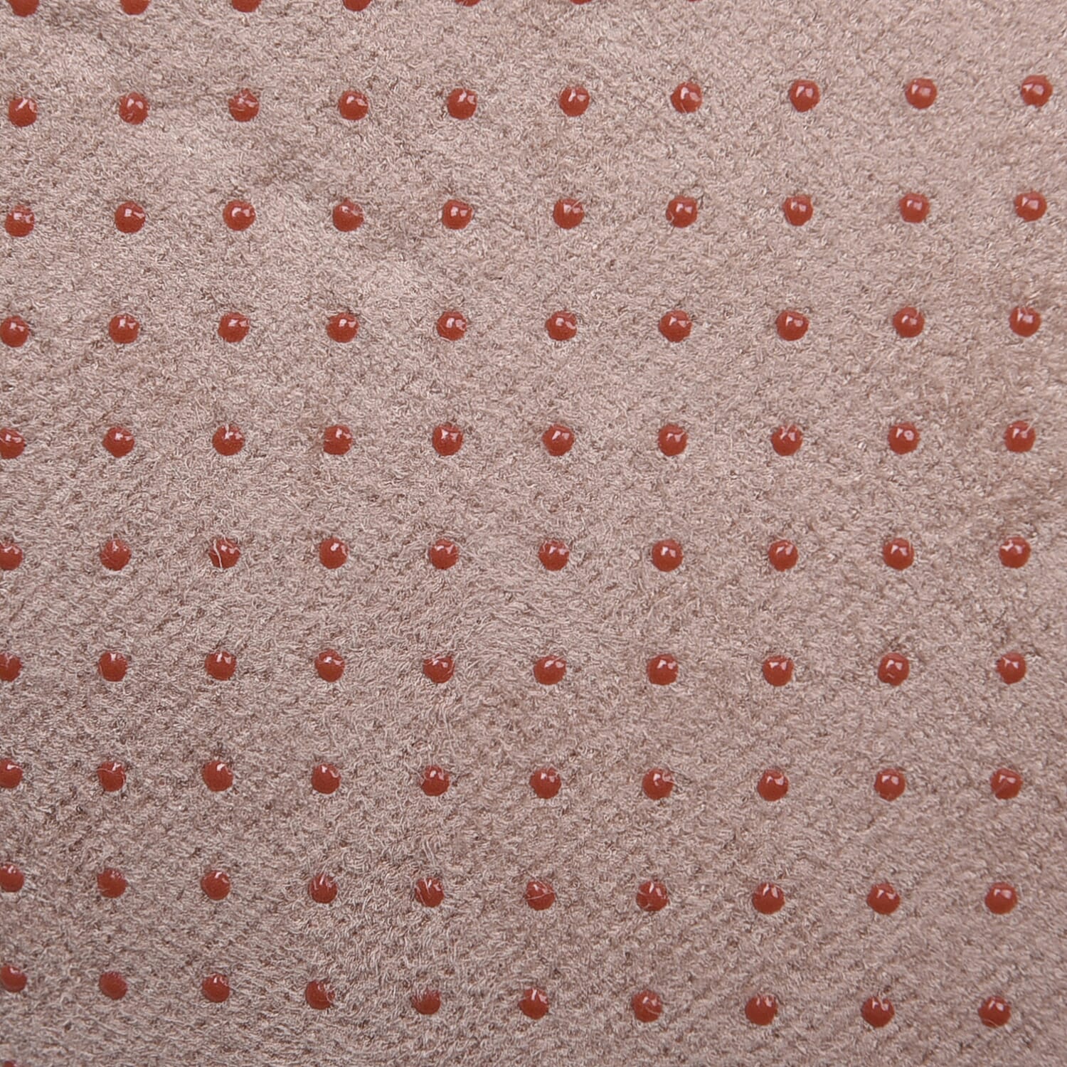 Antislip Indoor Knitted Slippers with Fur Lining - Brown