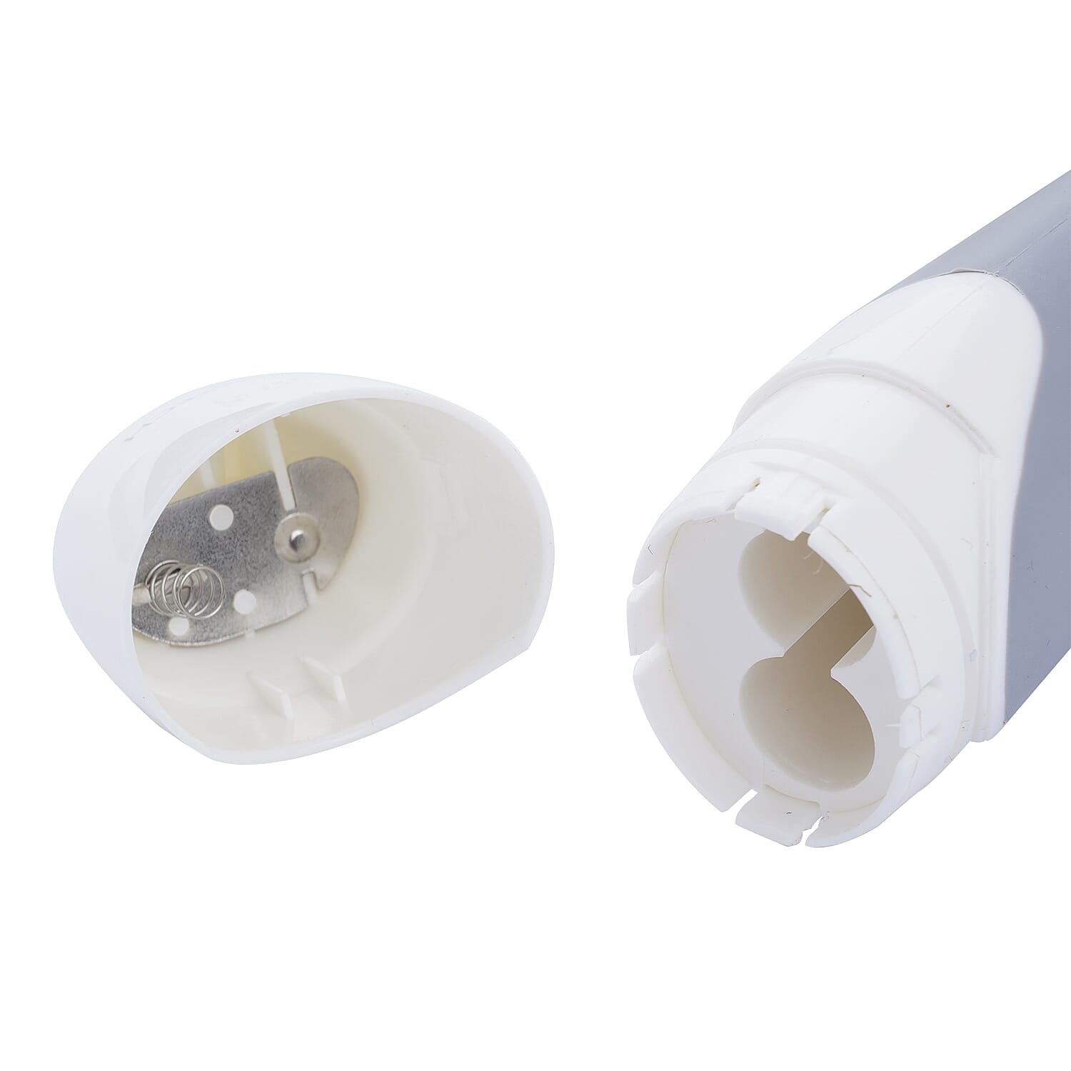 4 in 1 Facial Cleaning Brush (4xAA Battery Not Included) (Size 17x8x5 Cm) - Grey & White