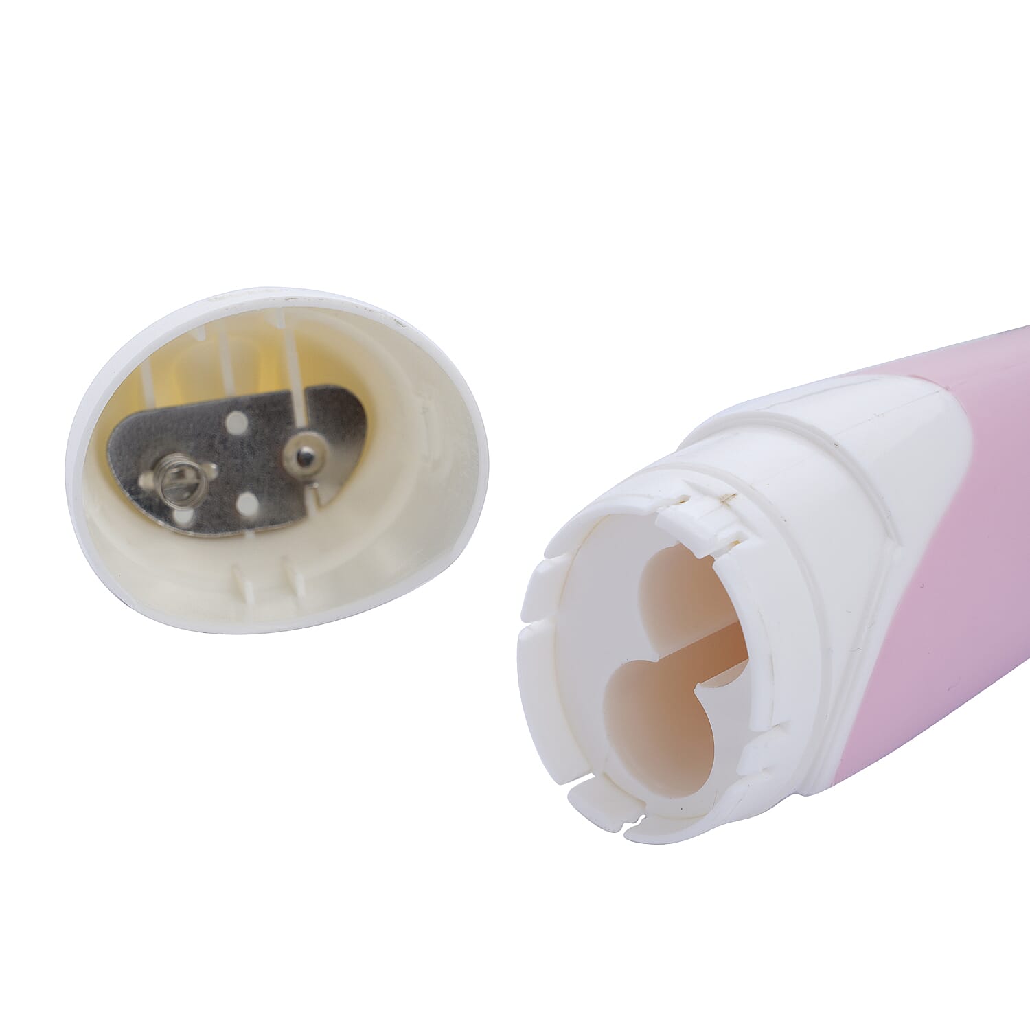 4 in 1 Facial Cleaning Brush (4xAA Battery Not Included) (Size 17x8x5 Cm) - Pink & White