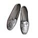 La Marey Snake Skin Pattern Loafer Shoes - Black