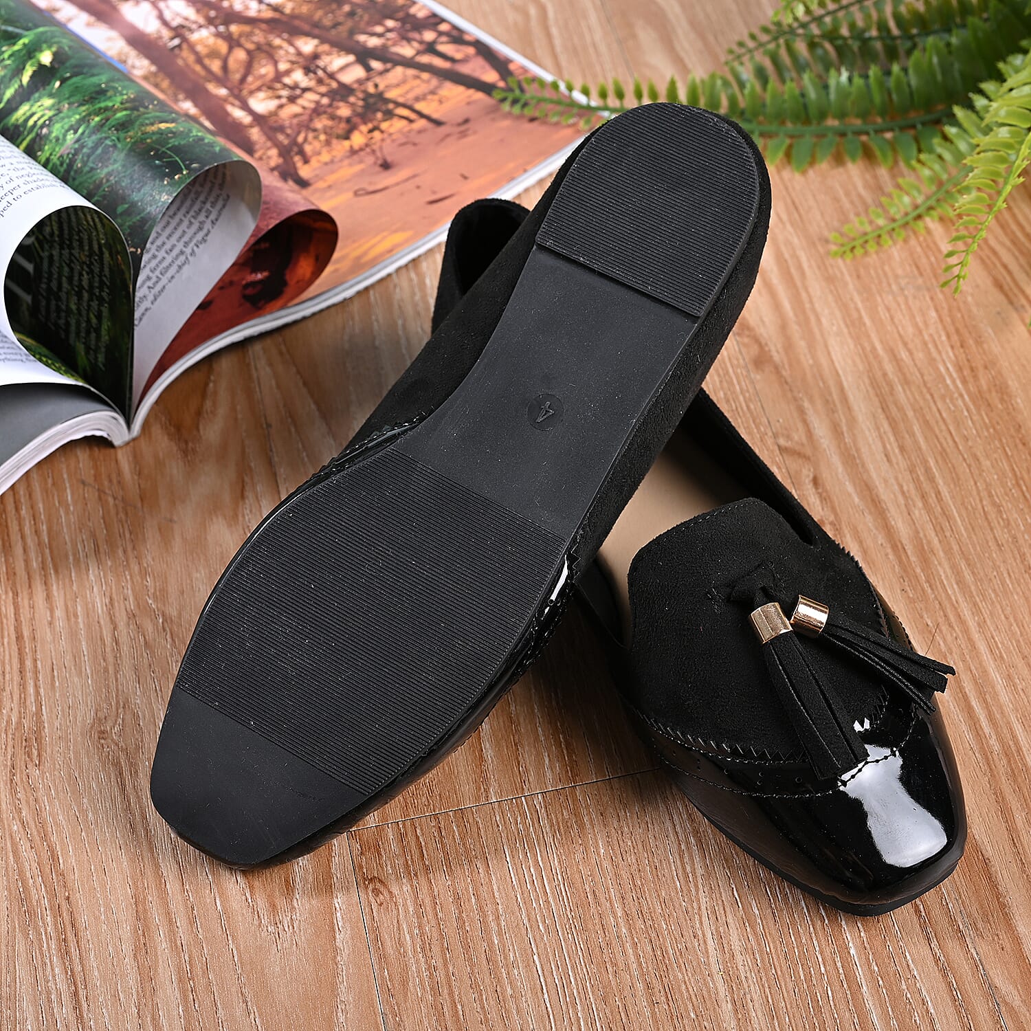 La Marey Classic Loafer Shoes - Black