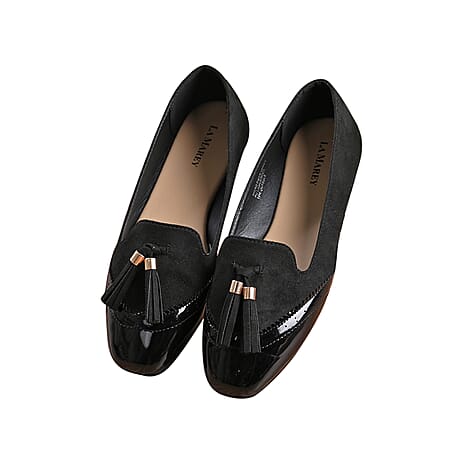 La Marey Classic Loafer Shoes (Size 7) - Black