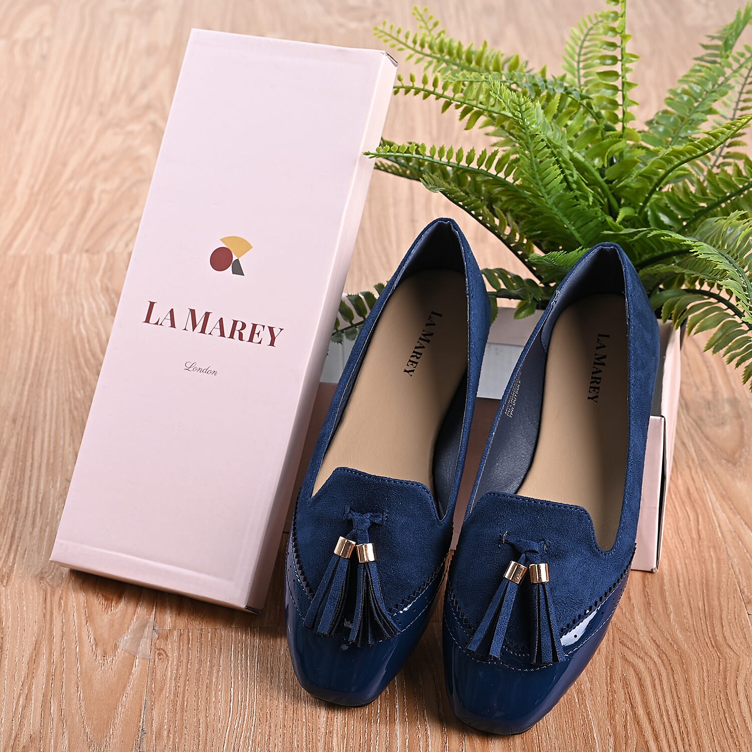 La Marey Classic Loafer Shoes - Black