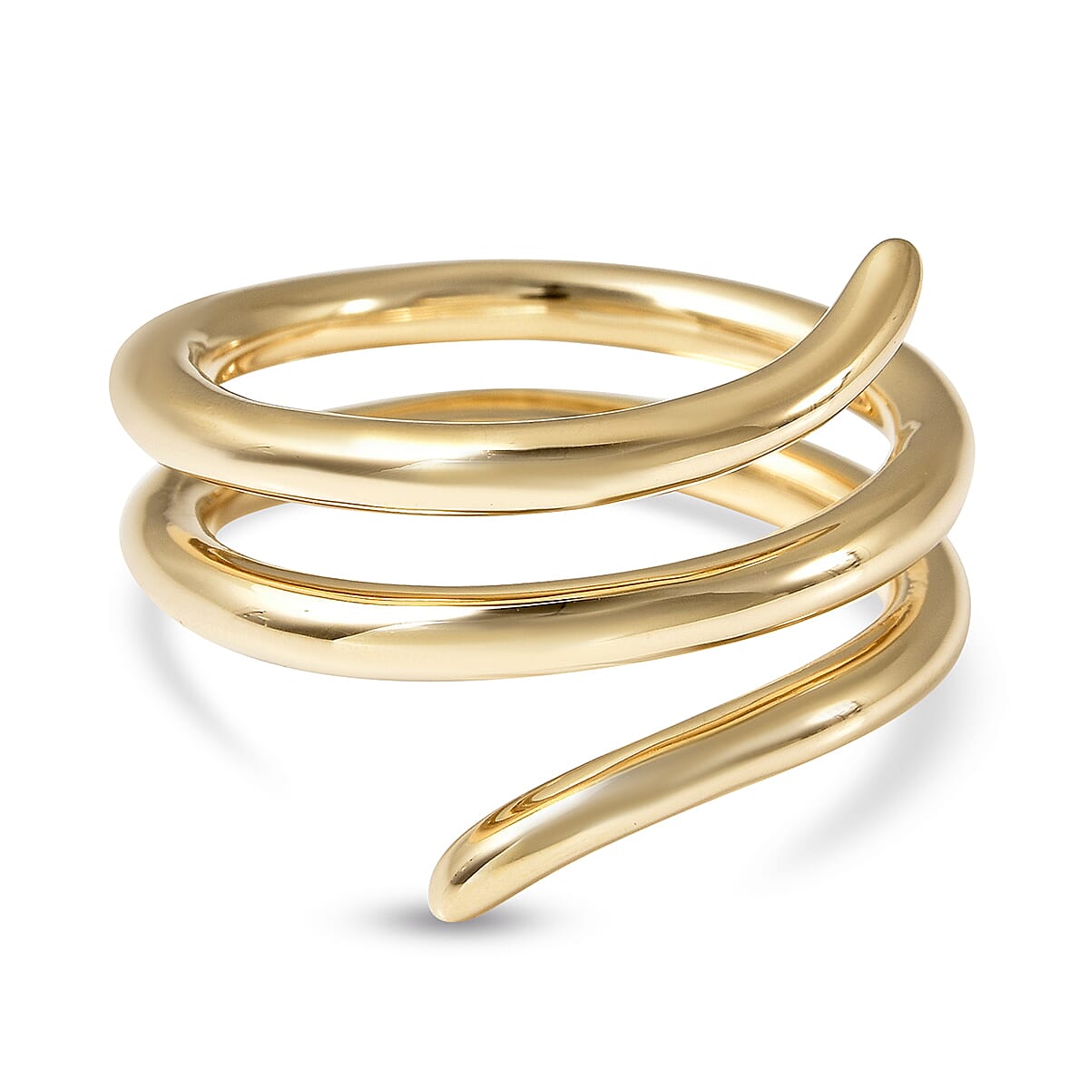 RACHEL GALLEY Yellow Gold Overlay Sterling Silver Rings Silver Wt 6.56 Gms