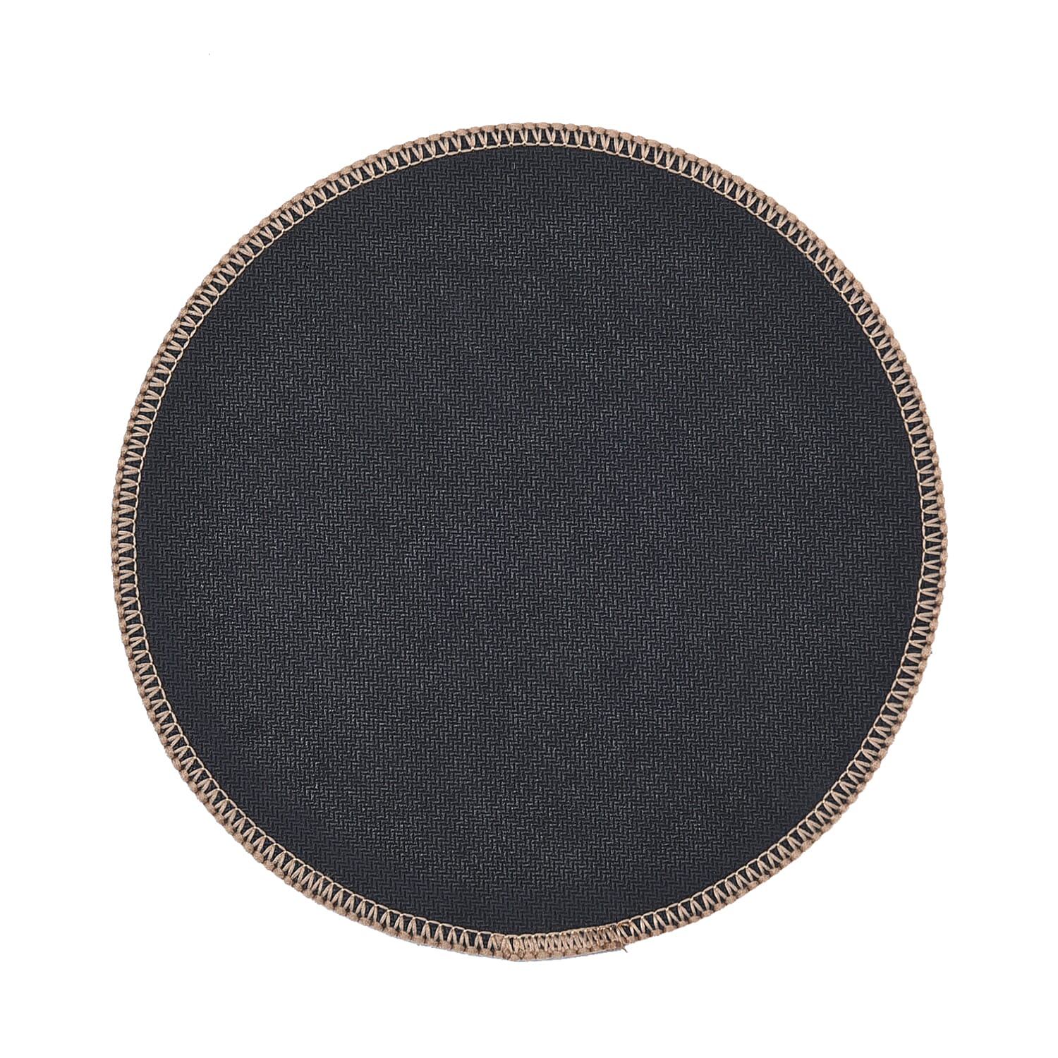 Set of 6 - Antislip Hot Pot Stand - 3 Big (Size 20x3 Cm) and 3 Small (Size 18x3 Cm) - Navy & Gold