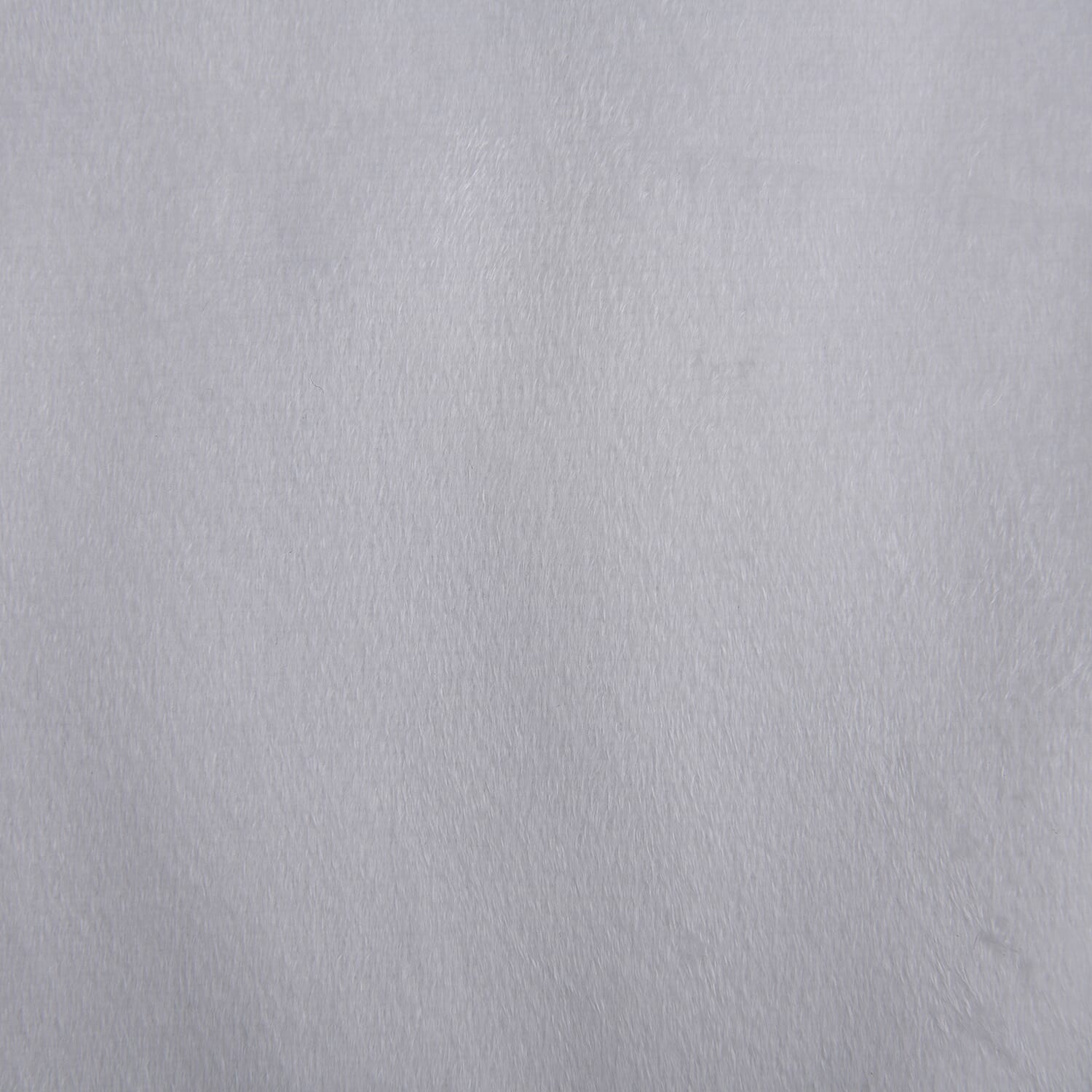 Premium 3 Piece Bedding Set - Faux Fur Blanket (Size 225x220 Cm) and 2 Pillow Cases (Size 70x50 Cm) - White