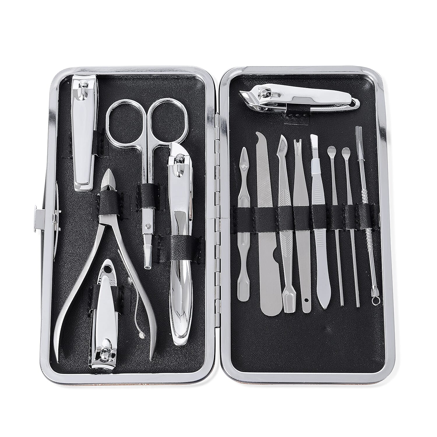 14 Piece Set - Manicure Grooming Kit in Box - Purple