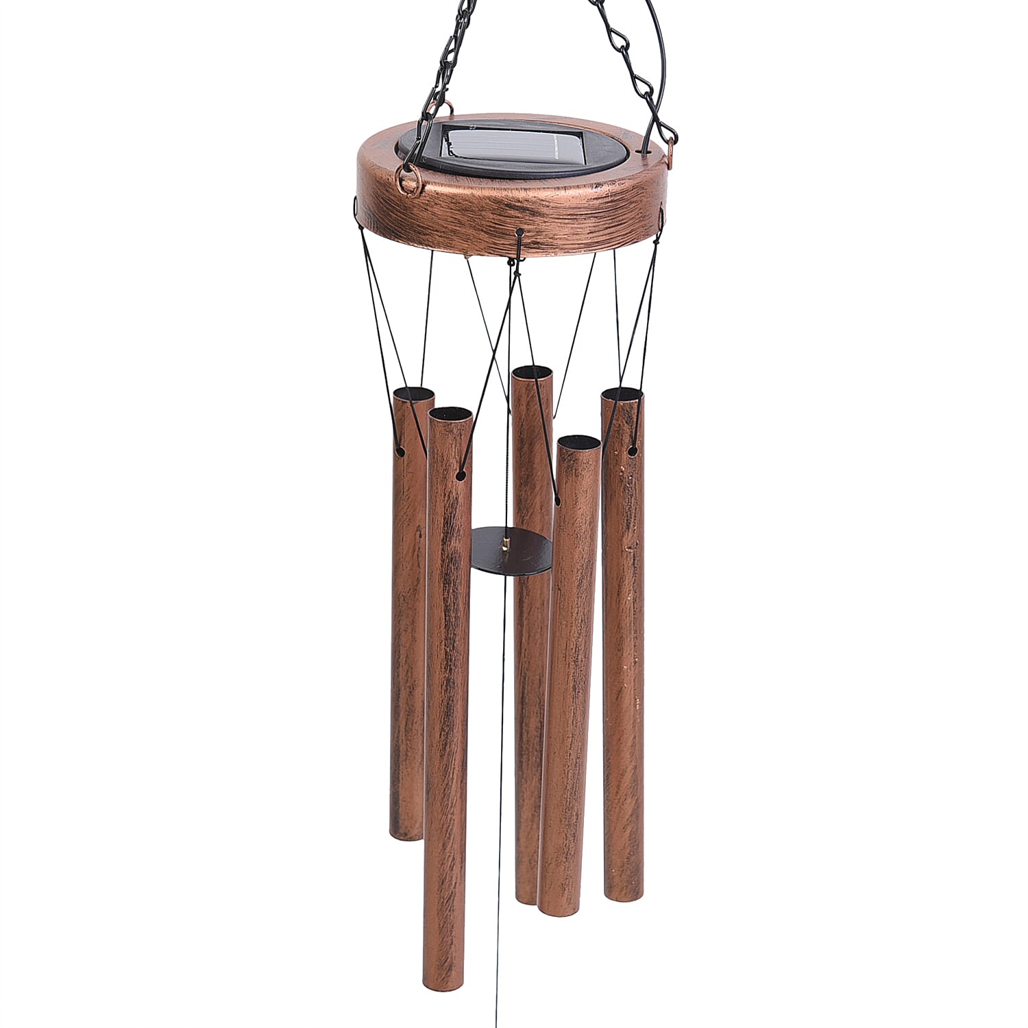 Decorative Hanging Crescent Moon Solar Wind Chime