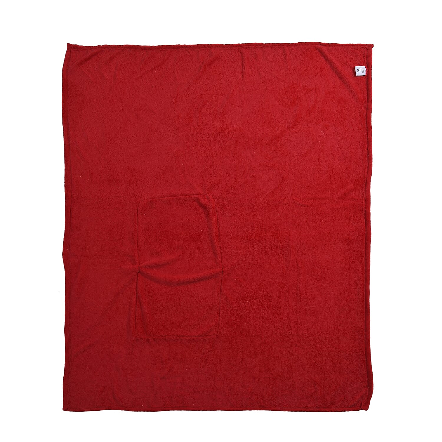 2 in 1 Travel Foldable Blanket and Cushion - Red