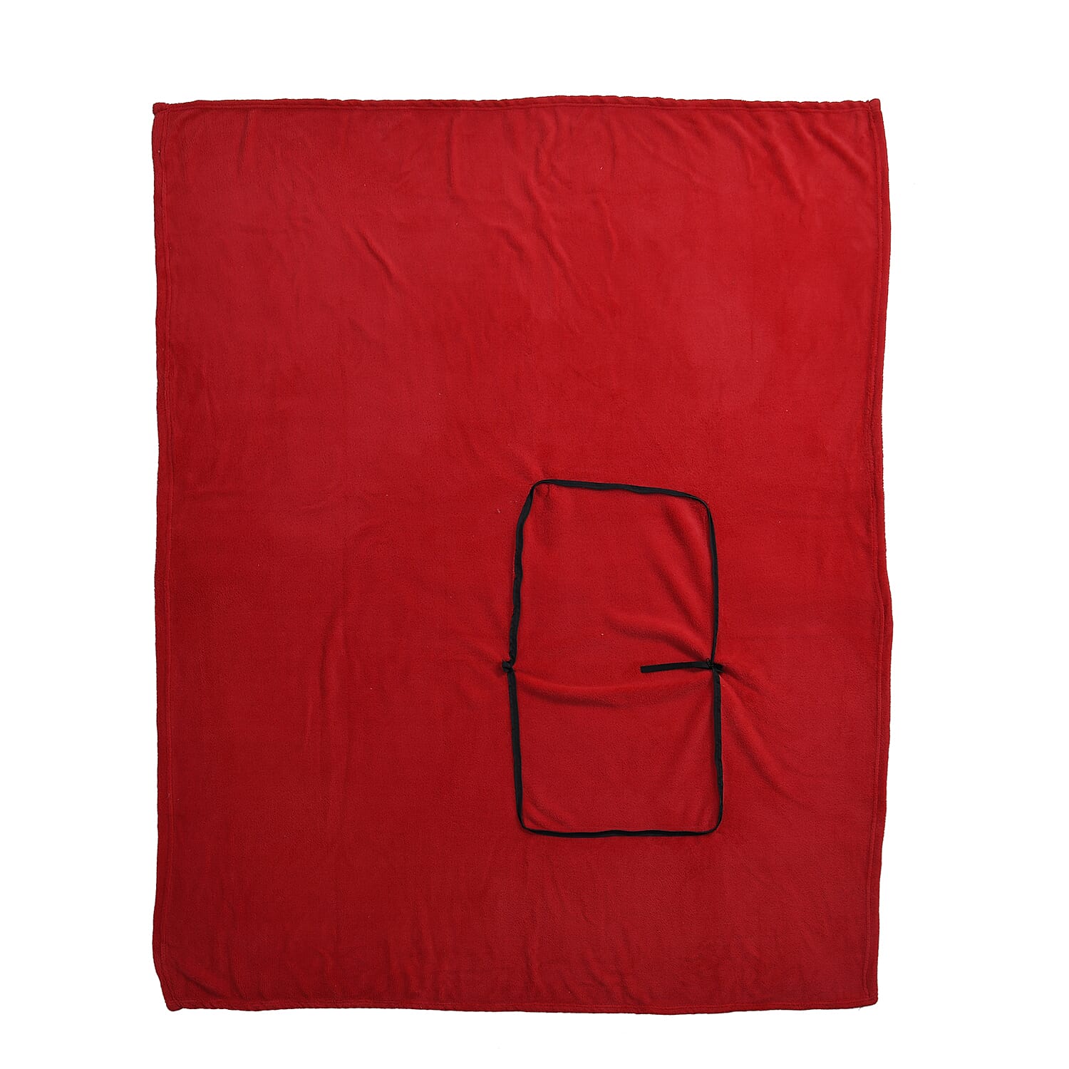 2 in 1 Travel Foldable Blanket and Cushion - Red